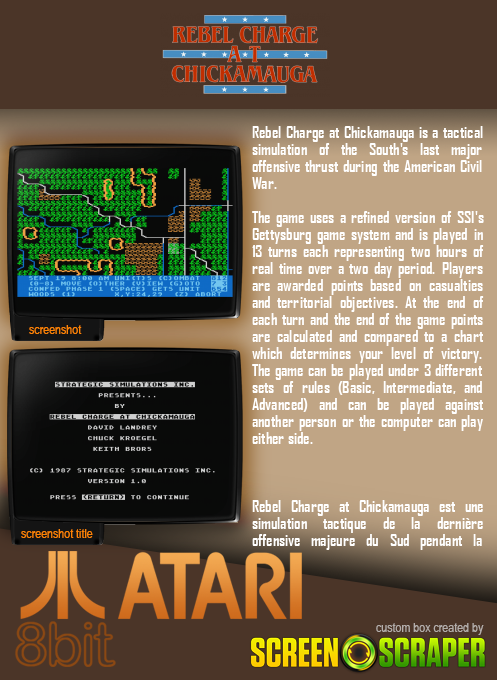 Rebel Charge At Chickamauga - Dos