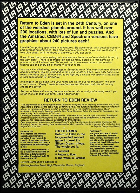 Return To Eden - Dos