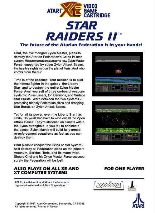 Star Raiders II - Dos
