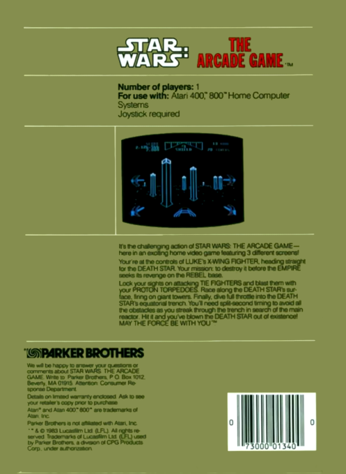 Star Wars - The Arcade Game - Dos