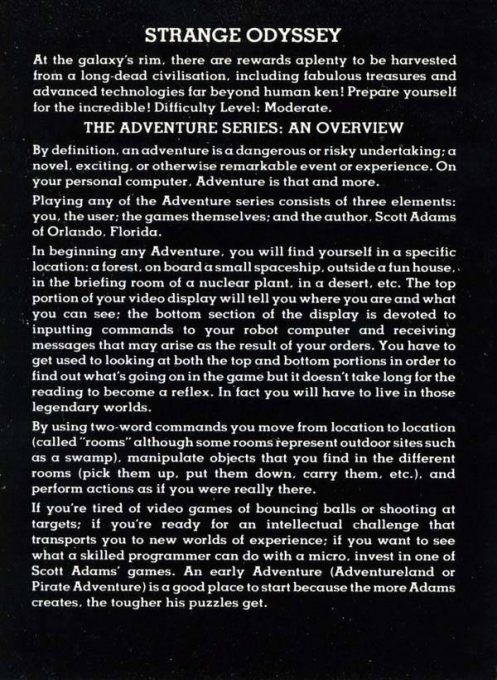 Strange Odyssey - Dos