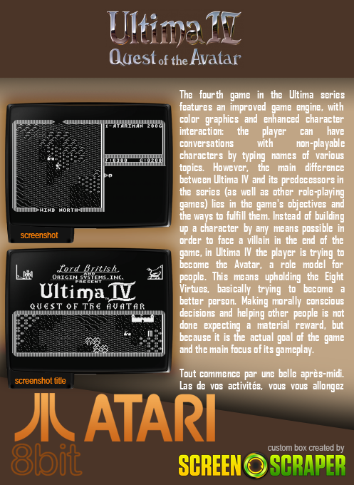 Ultima IV : Quest of the Avatar - Dos