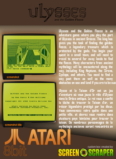 Ulysses and the Golden Fleece - Dos