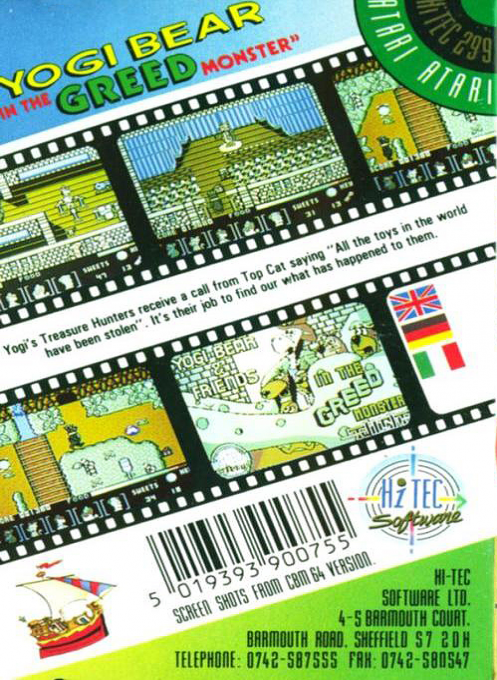 Yogi Bear And Friends In The Greed Monster - Dos