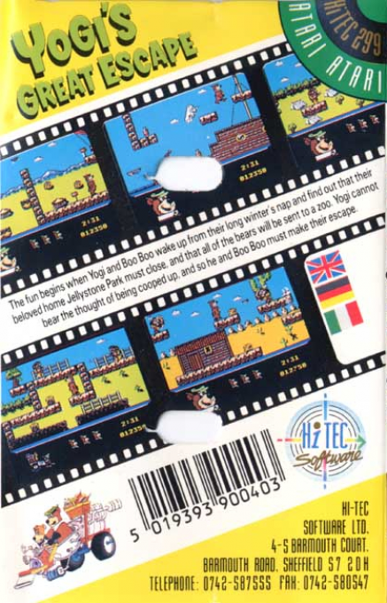 Yogi's Great Escape - Dos