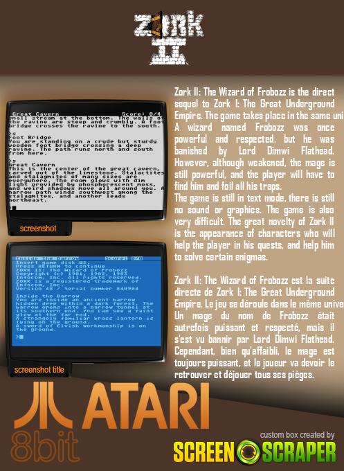 Zork II : The Wizard of Frobozz - Dos