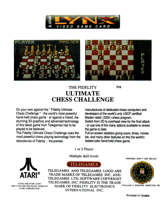Fidelity Ultimate Chess Challenge - Dos