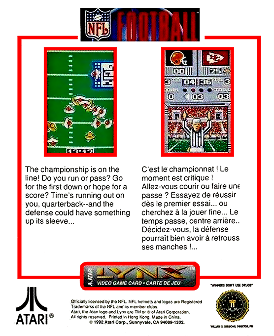 Nfl Football - Dos