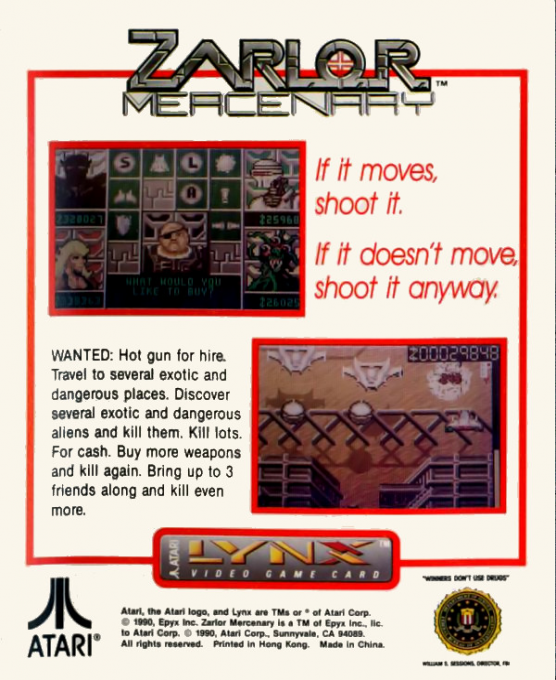 Zarlor Mercenary - Dos