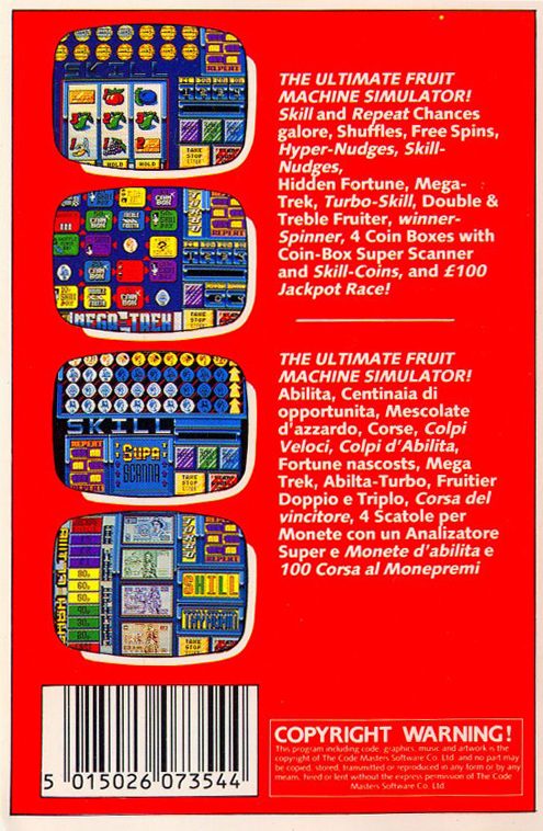 Advanced Fruit Machine Simulator dos