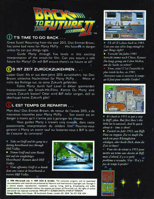 Back To The Future Part 2 - Dos