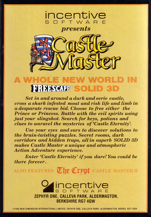 Castle Master 2 - The Crypt - Dos