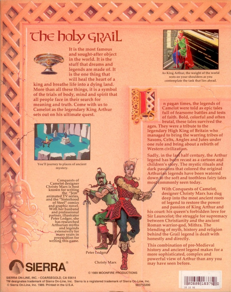 Conquests Of Camelot : The Search For The Grail - Dos