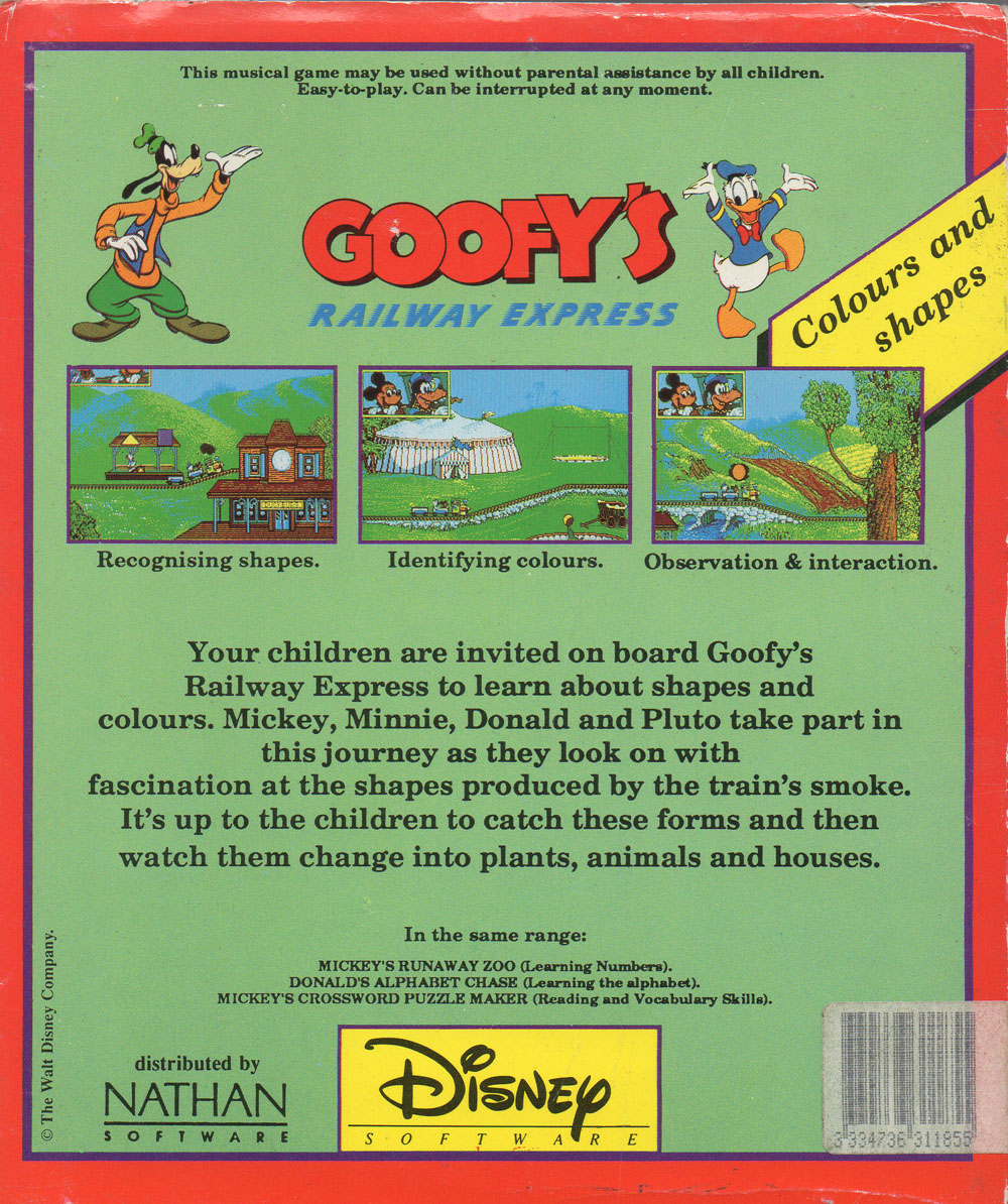 Dingo et le Train Express - Dos