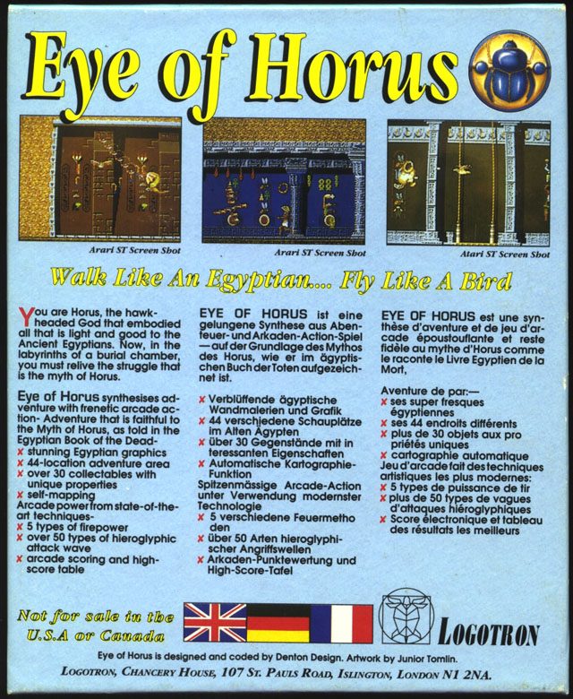 Eye Of Horus - Dos