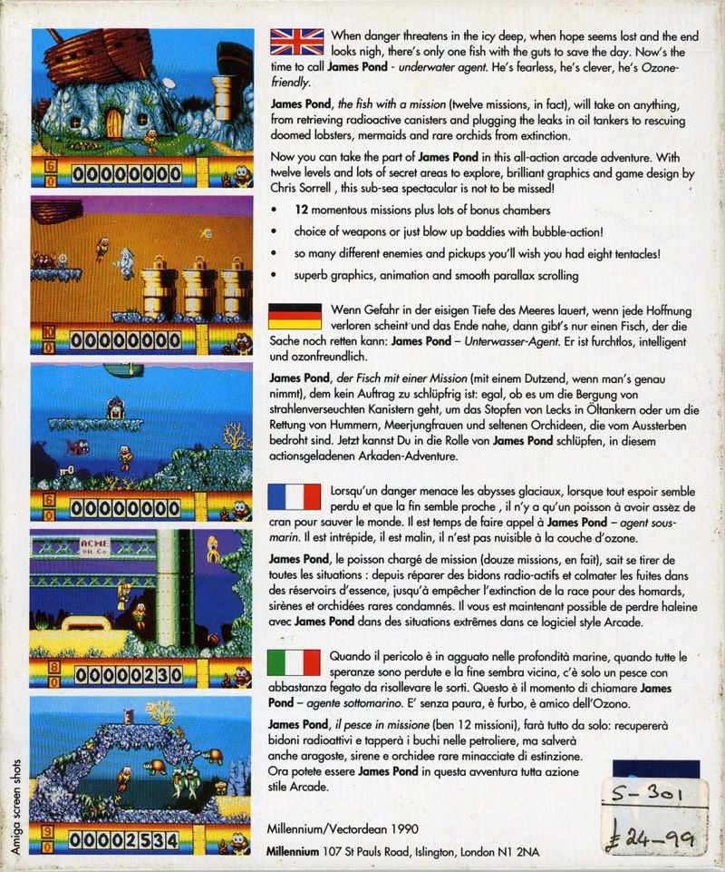 James Pond - Underwater Agent dos