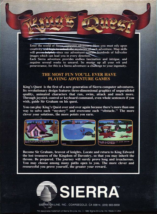 King's Quest - Quest For The Crown - Dos