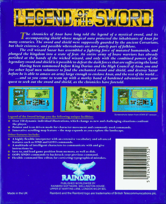 Legend Of The Sword - Dos