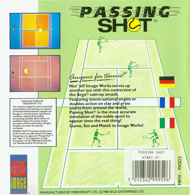 Passing Shot - Dos