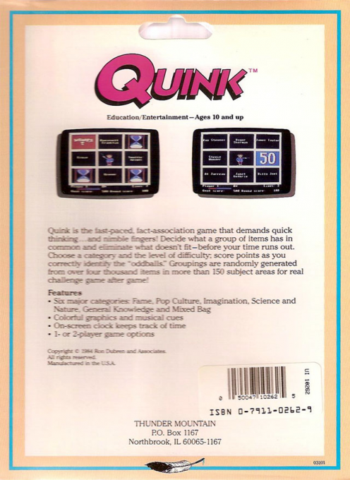 Quink - Dos