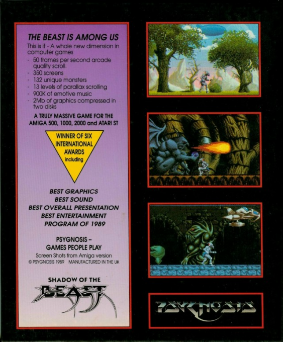 Shadow Of The Beast - Dos