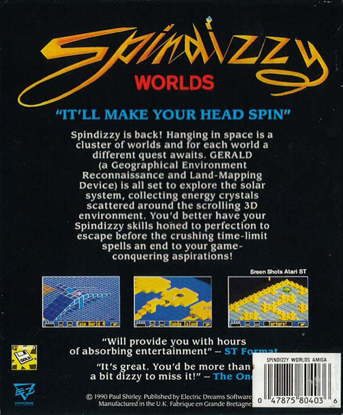 Spindizzy Worlds - Dos