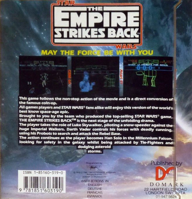 Star Wars - The Empire Strikes Back dos