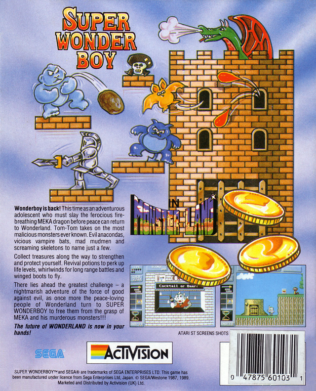Super Wonder Boy in Monster Land - Dos