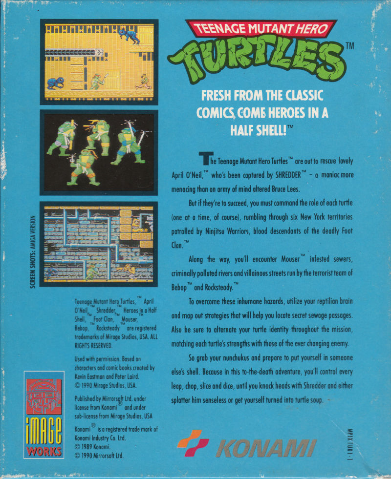 Teenage Mutant Hero Turtles - Dos
