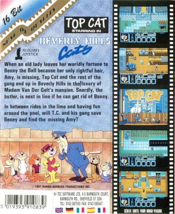 Top Cat Starring In Beverly Hills Cats - Dos