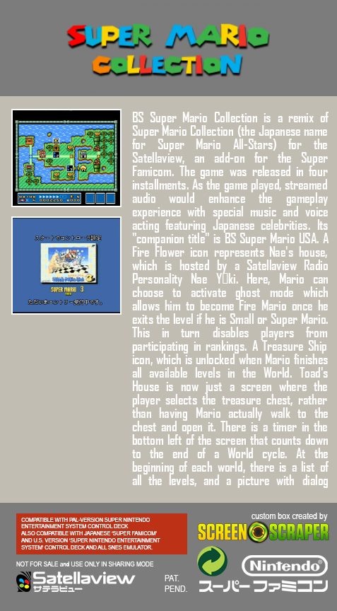 Bs Super Mario Collection - Dos