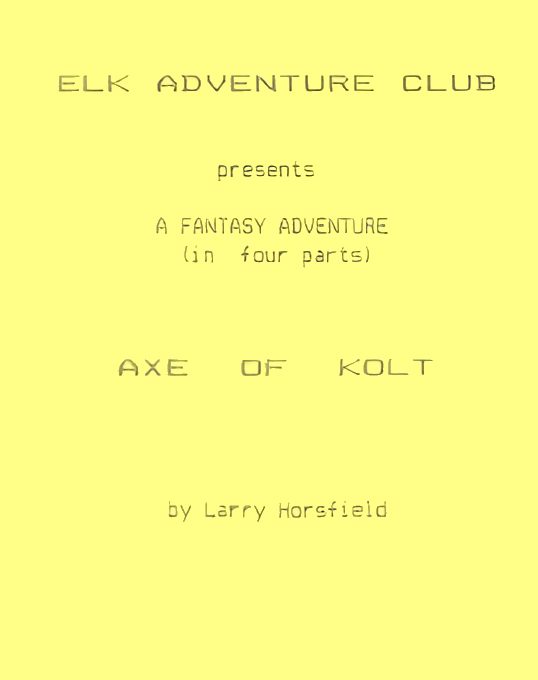 Axe Of Kolt