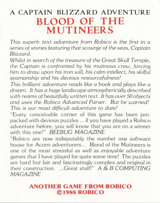 Blood Of The Mutineers - Dos