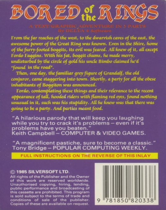 Bored Of The Rings - Dos