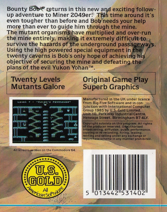 Bounty Bob Strikes Back! - Dos