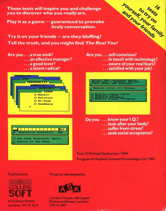 Can you find ... The Real You ? - Dos