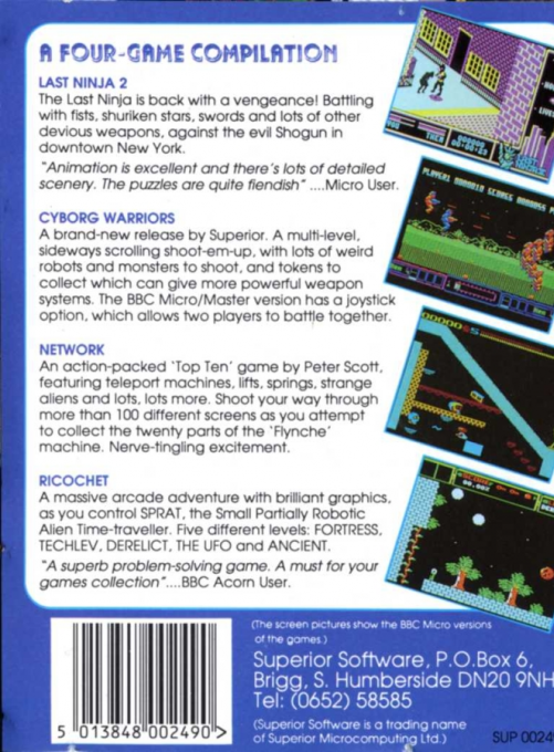 Cyborg Warriors - Dos