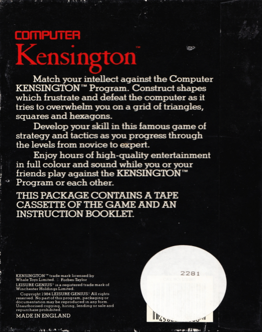 Kensington - Dos