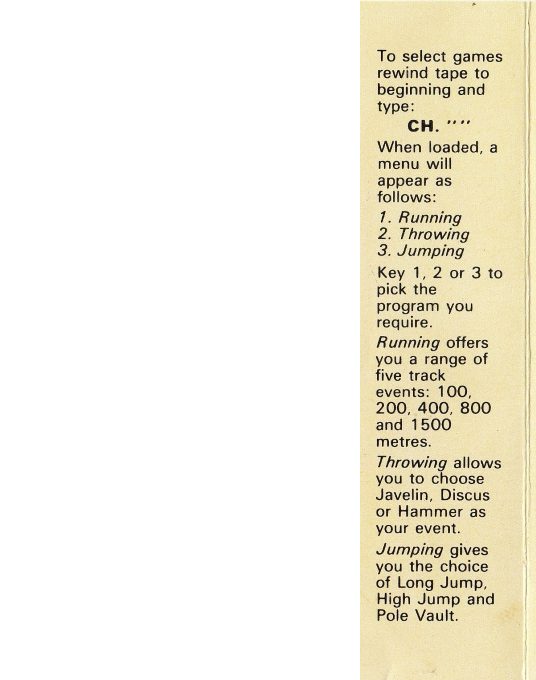 Micro Olympics - Dos