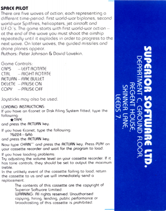 Space Pilot - Dos