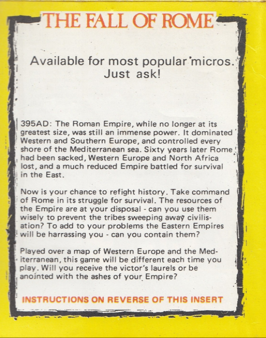 The Fall Of Rome - Dos