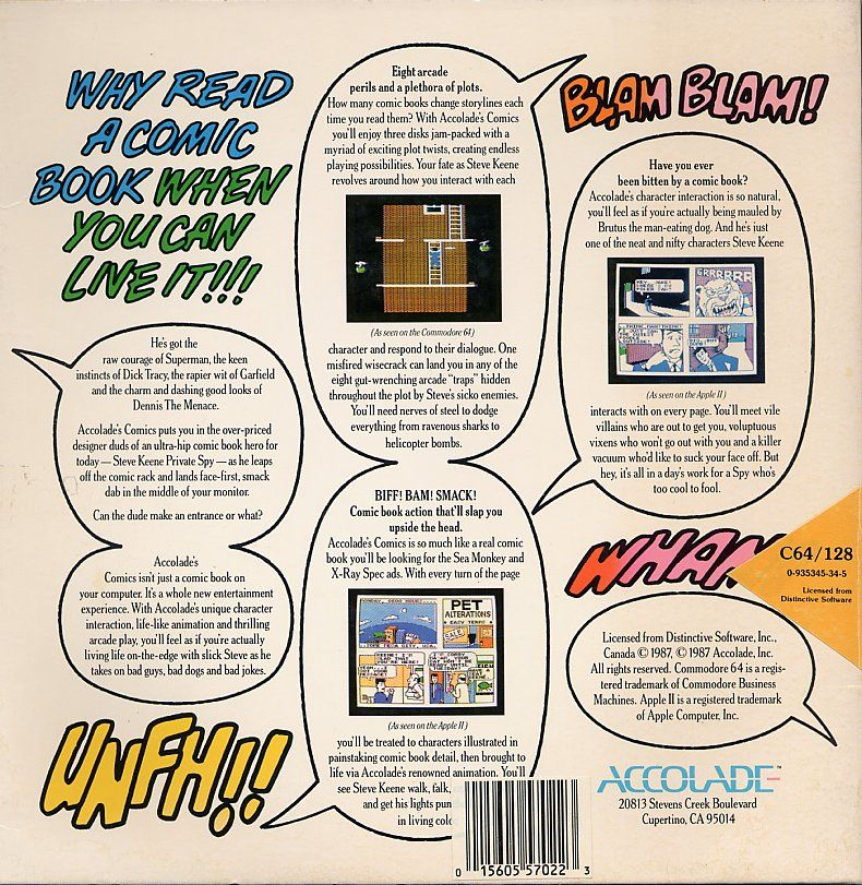 Accolade Comics : Steve Keene, Private Spy - Dos