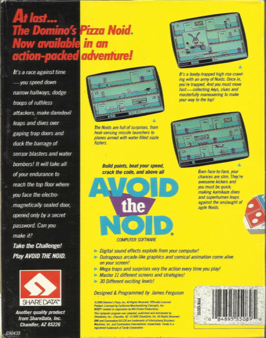 Avoid The Noid - Dos