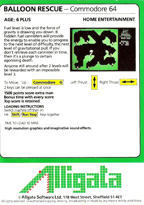 Balloon Rescue - Dos