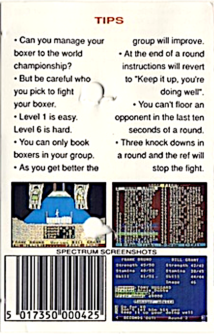 Boxing Manager - Dos