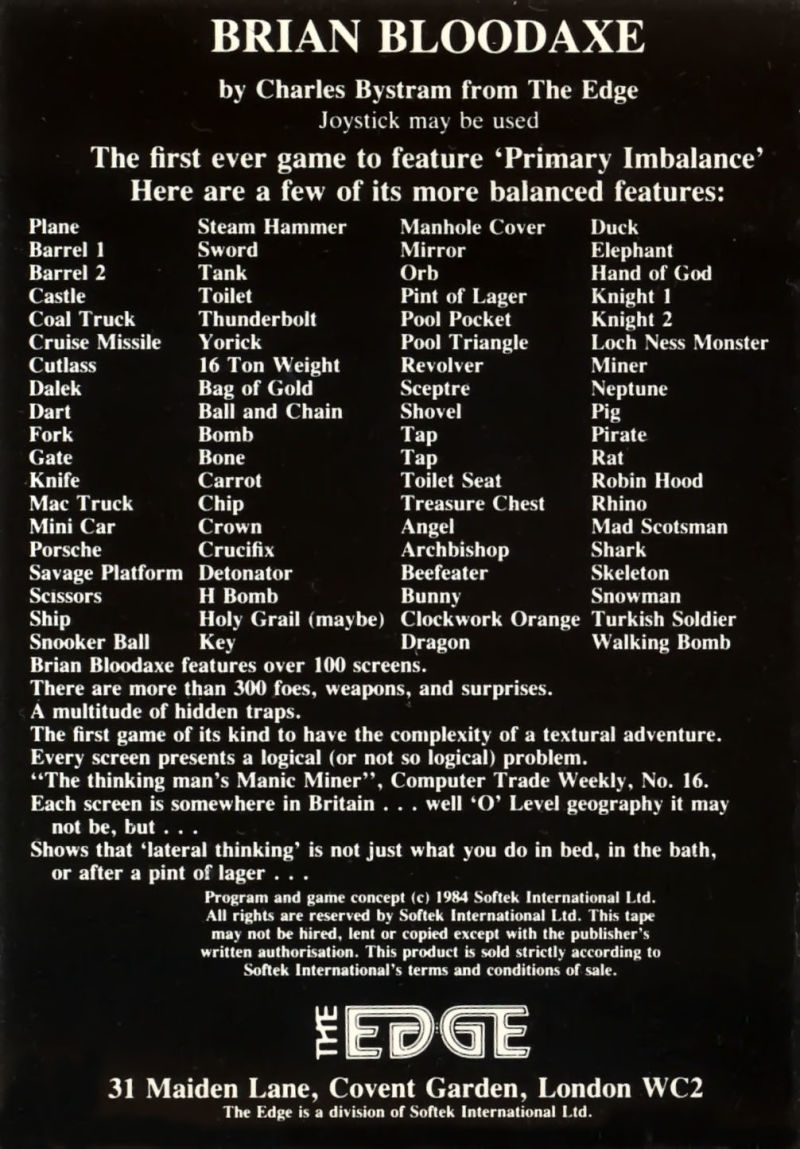 Brian Bloodaxe - Dos