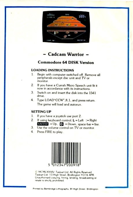 Cad-Cam Warrior - Dos