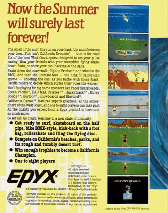 California Games - Dos