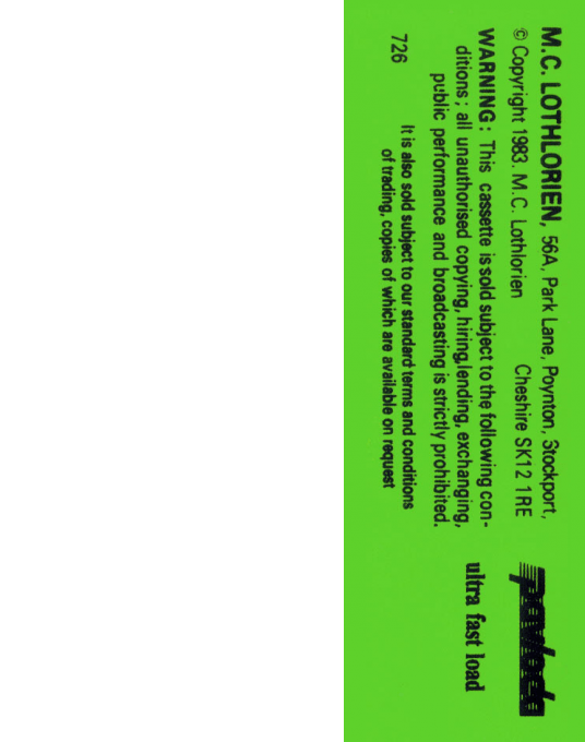 Choc-a-Bloc Charlie - Dos