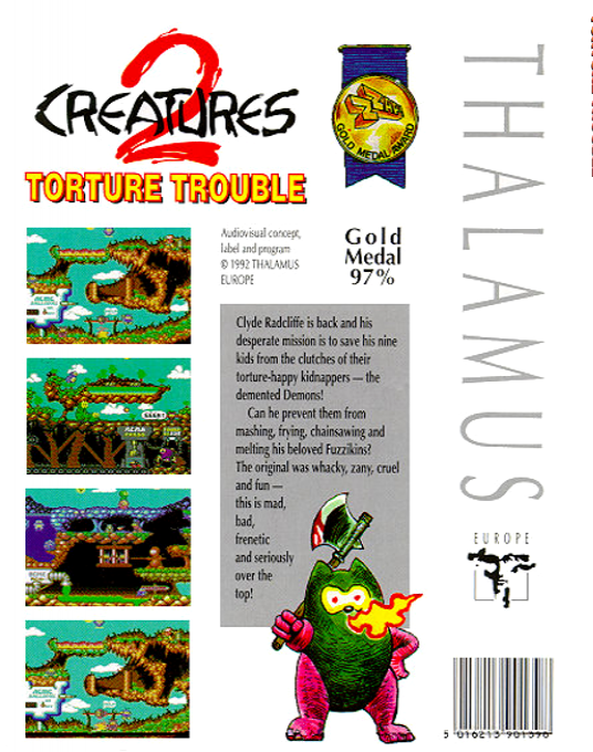 Creatures 2 : Torture Trouble - Dos